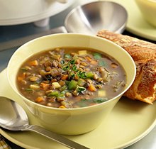 Суп с говядиной и чечевицей